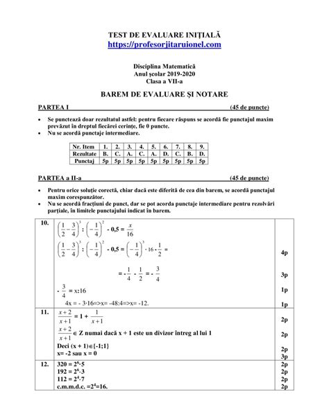 Fise Matematica Clasa 3 Pdf