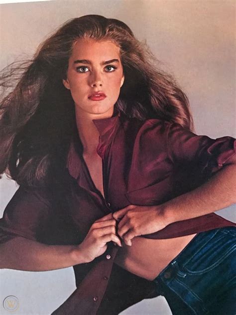 Vintage Brooke Shields Calvin Klein Jeans Poster C1970s 1844198905