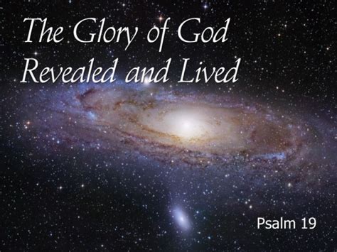 August 8 2021 The Glory Of God Revealed Faithlife Sermons