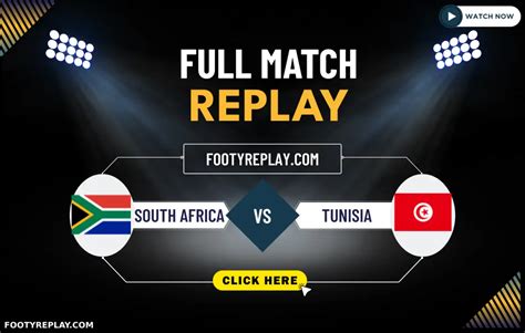 South Africa Vs Tunisia Full Match Replay Africa Cup Of Nations 2023