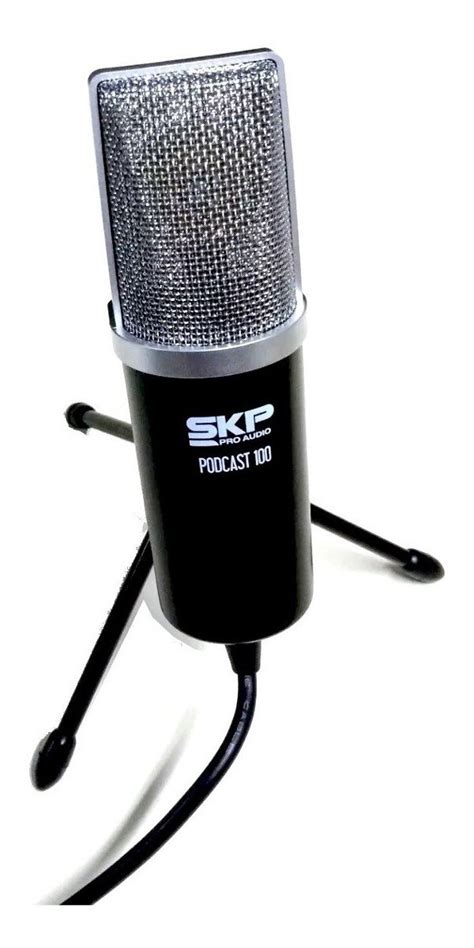 Microfone Profissional Para Estúdio Skp Pro Podcast 100 Mercadão Da