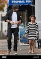 Gabriel Aubry and his daughter Nahla Aubry go out to lunch together ...