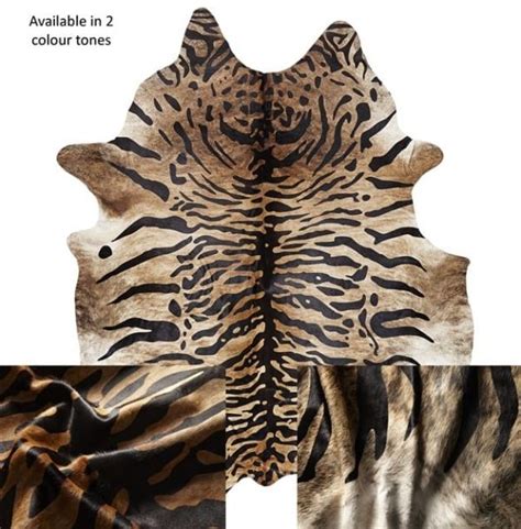 Animal Print Cowhide Rugs Tiger Cheetah Zebra Eluxury Home