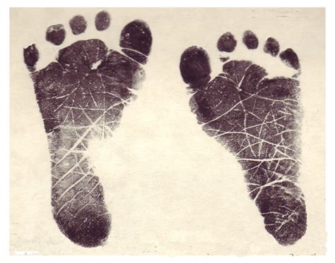How To Make A Baby Footprint With Your Hand