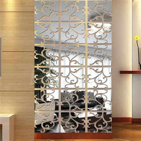 Dress up your decor with stylish mirrors from temple & webster. 32pcs 3D Acrylic Modern Mirror Decal Art Mural Wall ...