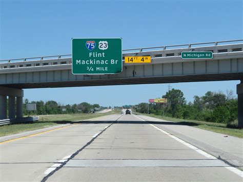 Michigan Interstate 675 Northbound Cross Country Roads