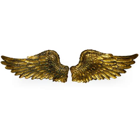 Antique Gold Pair Of Angel Wings Home Accessories Online
