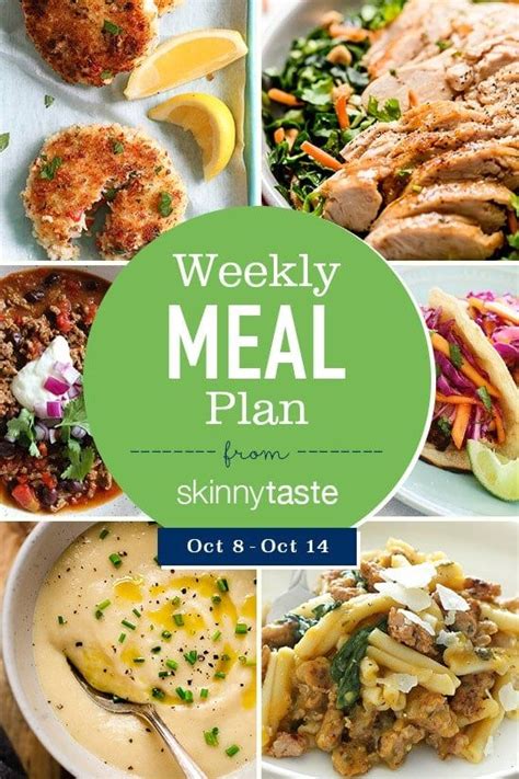 Skinnytaste Meal Plan October 8 October 14 Skinnytaste Bloglovin