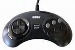 Original Controller MK-1653 For Sega Genesis Vintage Black Gamepad