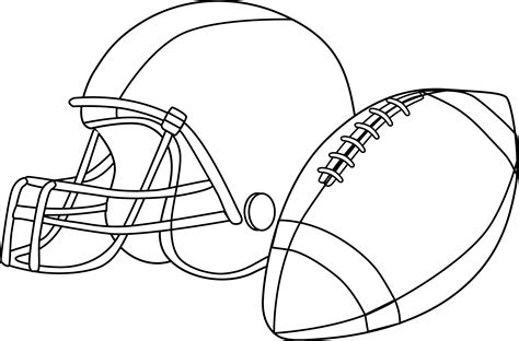 Football Line Art