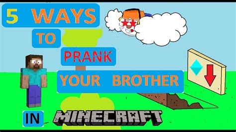 💫 5 ways to prank your little brother in minecraft youtube