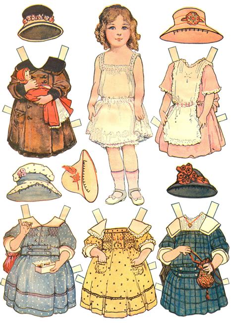 Printable Vintage Paper Dolls Printable World Holiday