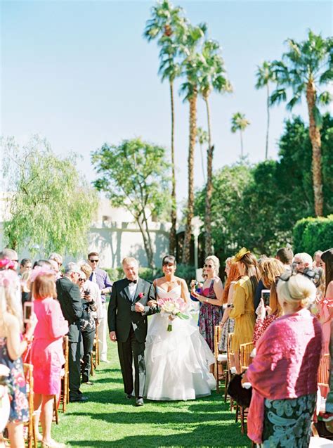 Riviera Palm Springs Wedding With Tropical And Disco Vibes Palm