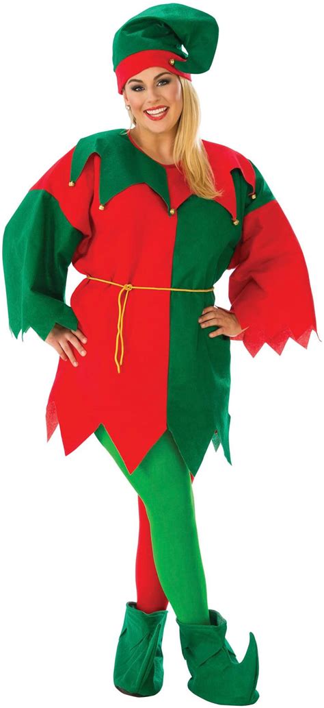 Adult Economy Elf Plus Size Costume