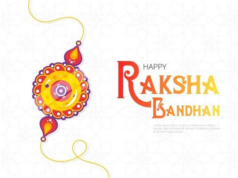 Happy Raksha Bandhan Festival Banner Tem Premium Vector Freepik