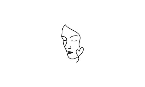 Little tattoos mini tattoos cute tattoos body art tattoos small tattoos tatoos pretty tattoos this can be anything from a line of music notes from their favorite song, an adored instrument, or. Simple Continuous Line Face Tattoo Vector Illustration ...