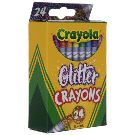 Crayola Glitter Crayons 24 Piece Set Hobby Lobby 2045516