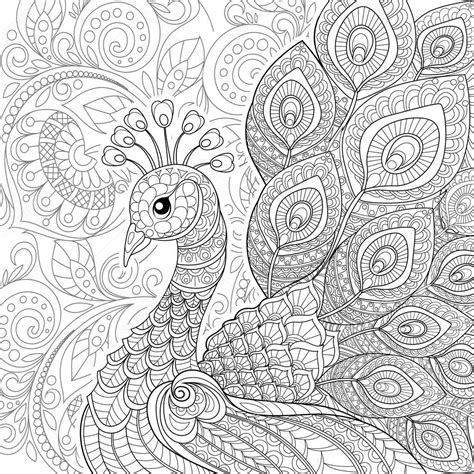 C Mo Dibujar Un Pavo Real Paso A Paso Dibujos A Lapiz Dibujos De Colorear