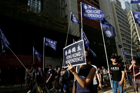 in a first chinese ruled hong kong moves to ban separatist group