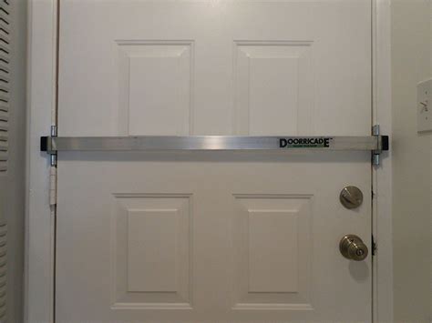 door security bar by doorricade secure the entire width of your inward opening front door safe