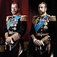 Tsar Nicholas II. and King George V., both as the Admirals of Royal ...