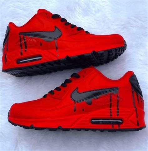 Air Max 90s Cherry Flavor Etsy With Images Red Nike Shoes All