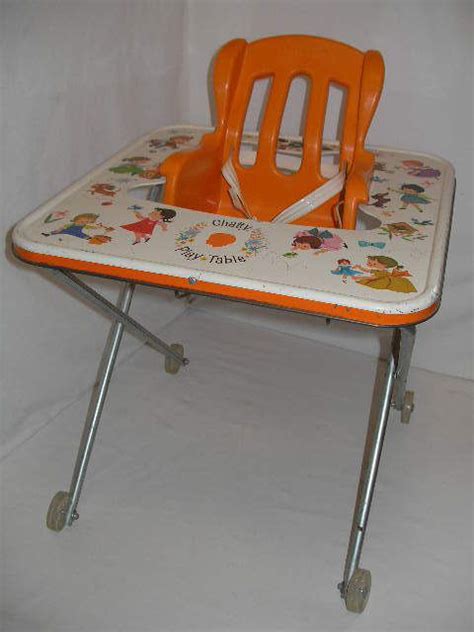 Vintage 1963 Mattel Chatty Play Table Cathy Doll Tin And Plastic Chair