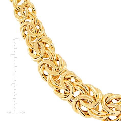 Graduated Byzantine Chain Necklace 17 Ebay