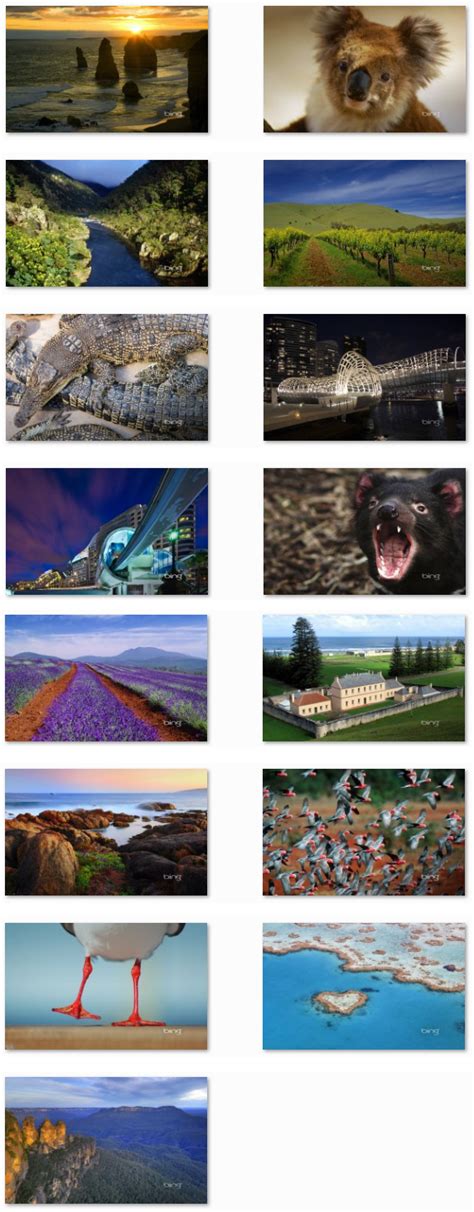 Best Of Bing Australia 2 Theme Brings Natural Wonders To Your Desktop
