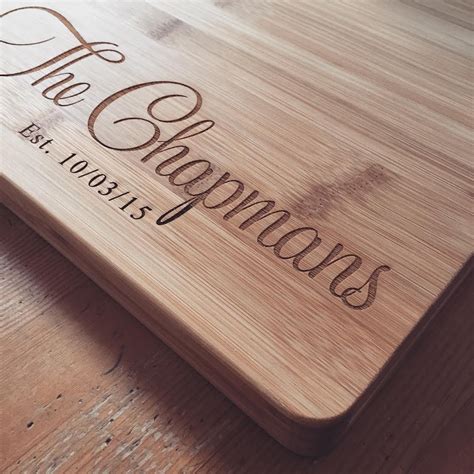 Custom Engraved Cutting Board Personalized Cutting Board Couple