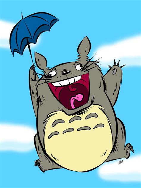 Totoro By Danthedoodle On Deviantart Totoro Art Totoro Art