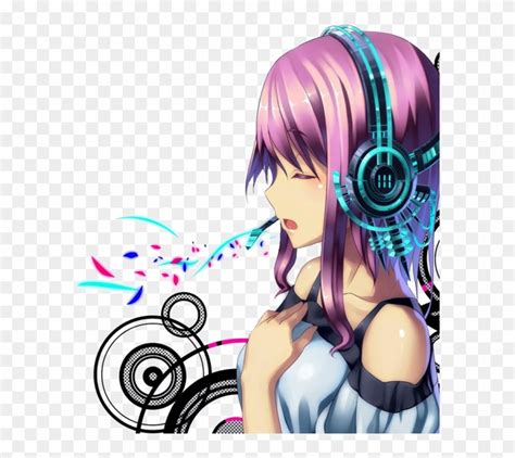 Anime Animegirl Headphones Music Anime Girl With Headphones