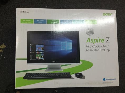 Acer Aspire All In One Desktop Pc Azc 700g Uw61 New In Box 1791137575