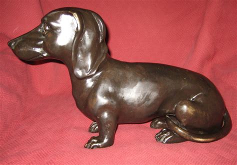 Vintage Bronze Dachshund Collectors Weekly