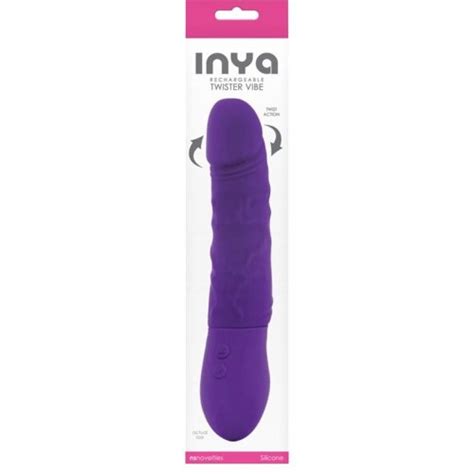 Inya Twister Rotating Silicone Vibrator Purple Sex Toys And Adult Novelties Adult Dvd Empire