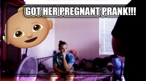 i got my girlfriend pregnant prank on sister gone casual youtube