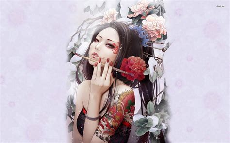 Japanese Geisha 4k Wallpapers Top Free Japanese Geisha 4k Backgrounds Wallpaperaccess