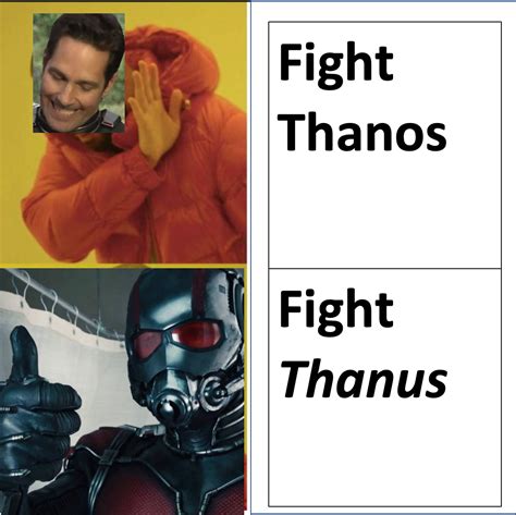 39 Ant Man Defeating Thanos By Going Up His Butt And Expanding Memes