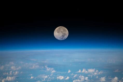 Full Moon From The Iss The Planetary Society