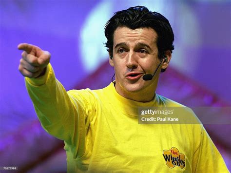 The Wiggles Childrens Entertainers Sam Moran Performs On Stage After