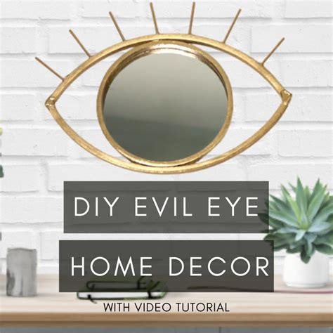 Diy Evil Eye Home Decor Piece With Video Instructions Hubpages