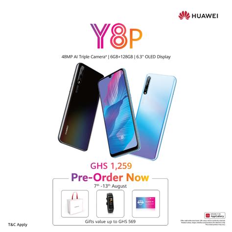 Preorder The All New Huawei Y8p With 48mp Ai Triple Camera Business
