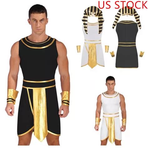 us men egypt prince dress outfits ancient egyptian cosplay costume shiny pharaoh 22 23 picclick