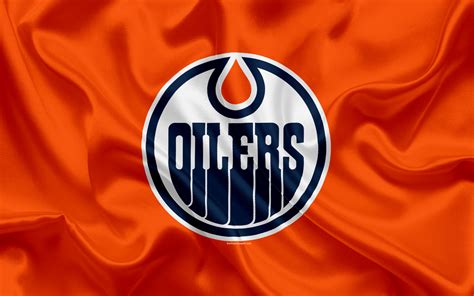 Download Wallpapers Edmonton Oilers Hockey Club Nhl Emblem Logo