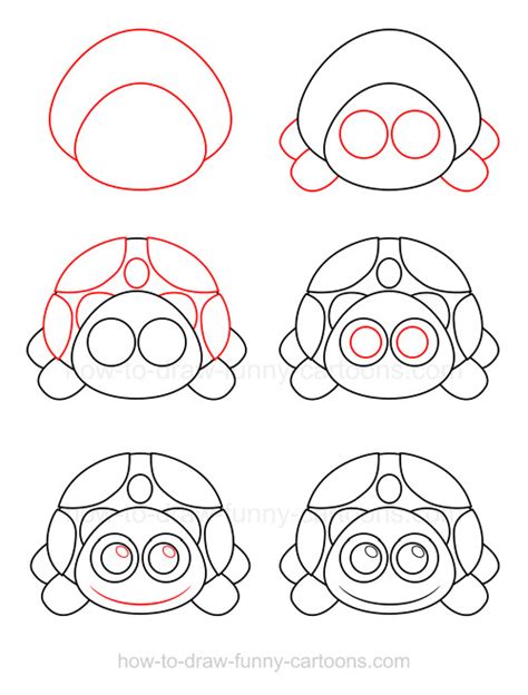 This cartoon turtle is definitely a cute little critter… and really easy to draw too! How to draw a turtle