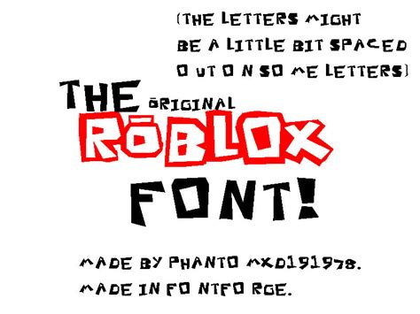 Roblox Cartoon Font