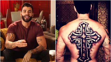 Cenapop Gusttavo Lima Exibe Nova Tatuagem Gigante Nas Costas E