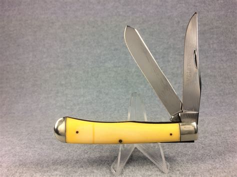 What Is A Queen Steel 19a Yellow Trapper Pocket Knife Worth