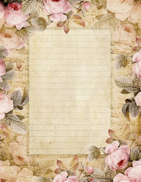Free Printable Vintage Stationary 87 Images In Collection Page 1