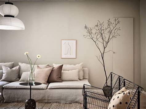 Simple Beige Home Coco Lapine Design Living Room Decor Modern